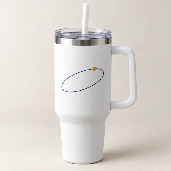 Weekend Loop 40 oz Handle Tumbler — main design mockup