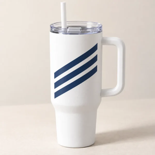 Field Line 40 oz Handle Tumbler — main design mockup