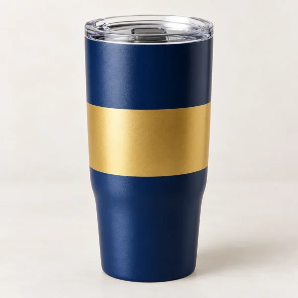 Gold Horizon 20 oz Tumbler — main design mockup