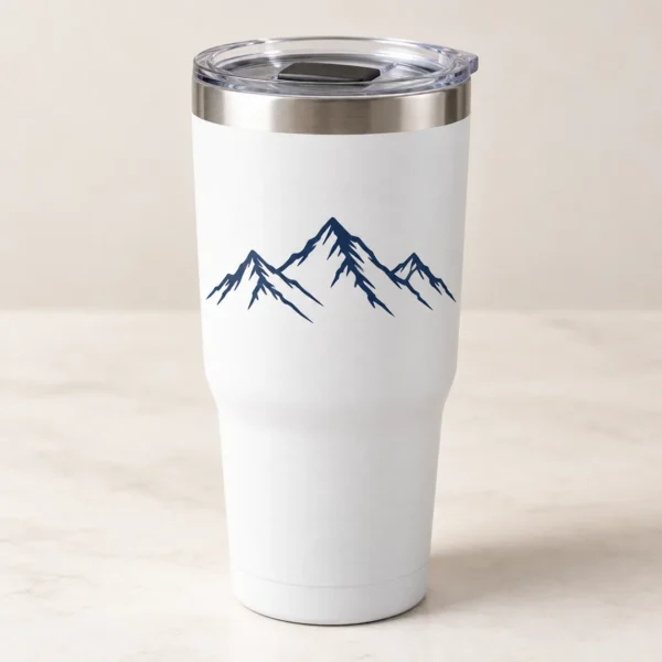 Summit Line 20 oz Tumbler — main design mockup