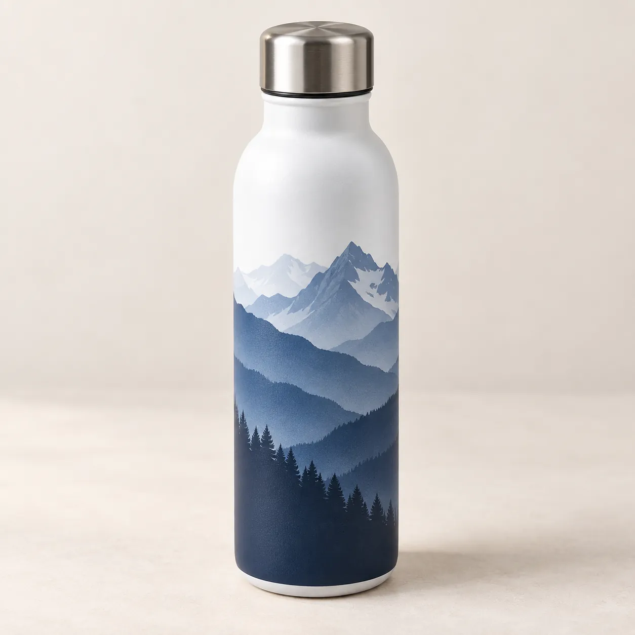 Ridgeline Insulated Water Bottle — main design mockup