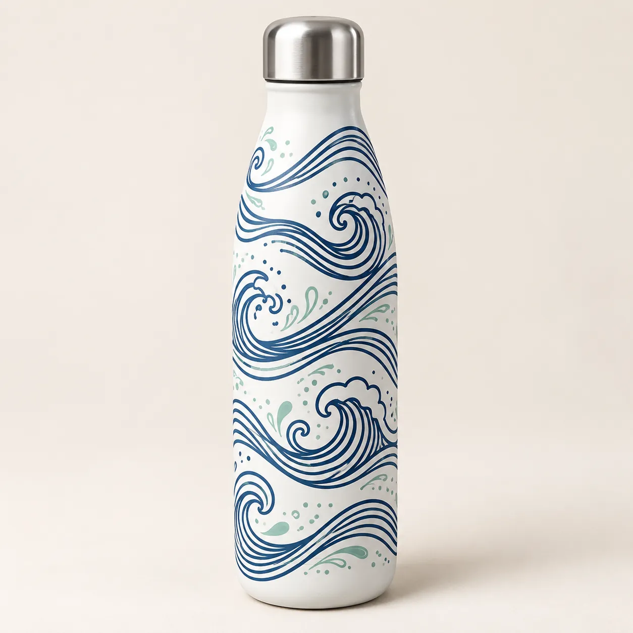 Long Way Home Insulated Water Bottle — main design mockup